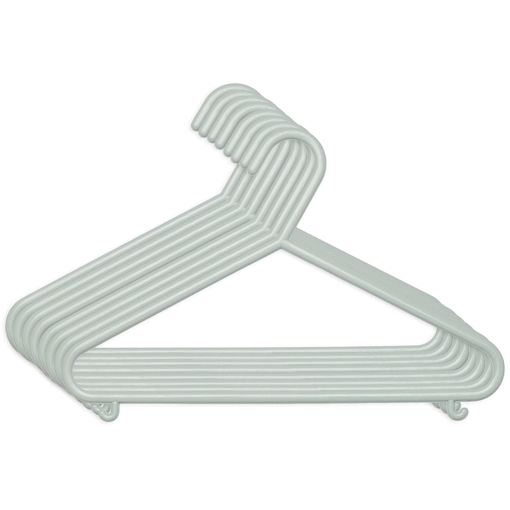 Bieco 04-014147 - Kinder Kleiderbügel im 8er Set, perlmutt