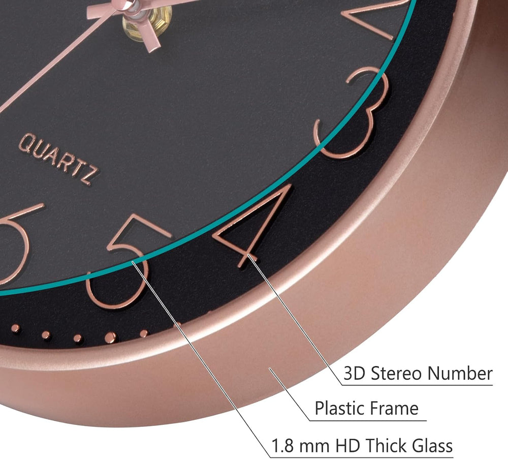 ACCSHINE Wanduhr Ohne Tickgeräusche Modern 20cm