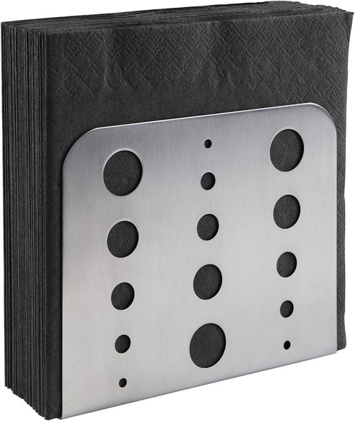 Serviettenhalter aus Edelstahl, 15 cm