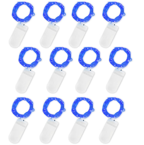 Jsdoin LED Mini Lichterkette mit Batterie, 6x20er Micro außen Lichterkette