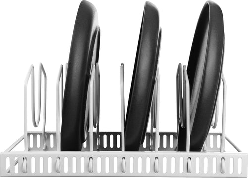 Topfdeckelhalter für Schubladen, Edelstahl, schwarz