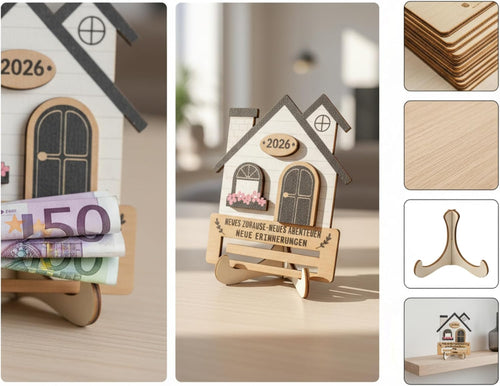 Einzugsgeschenke Wohnung Geldgeschenk Verpackungen Einweihungsgeschenk Haus