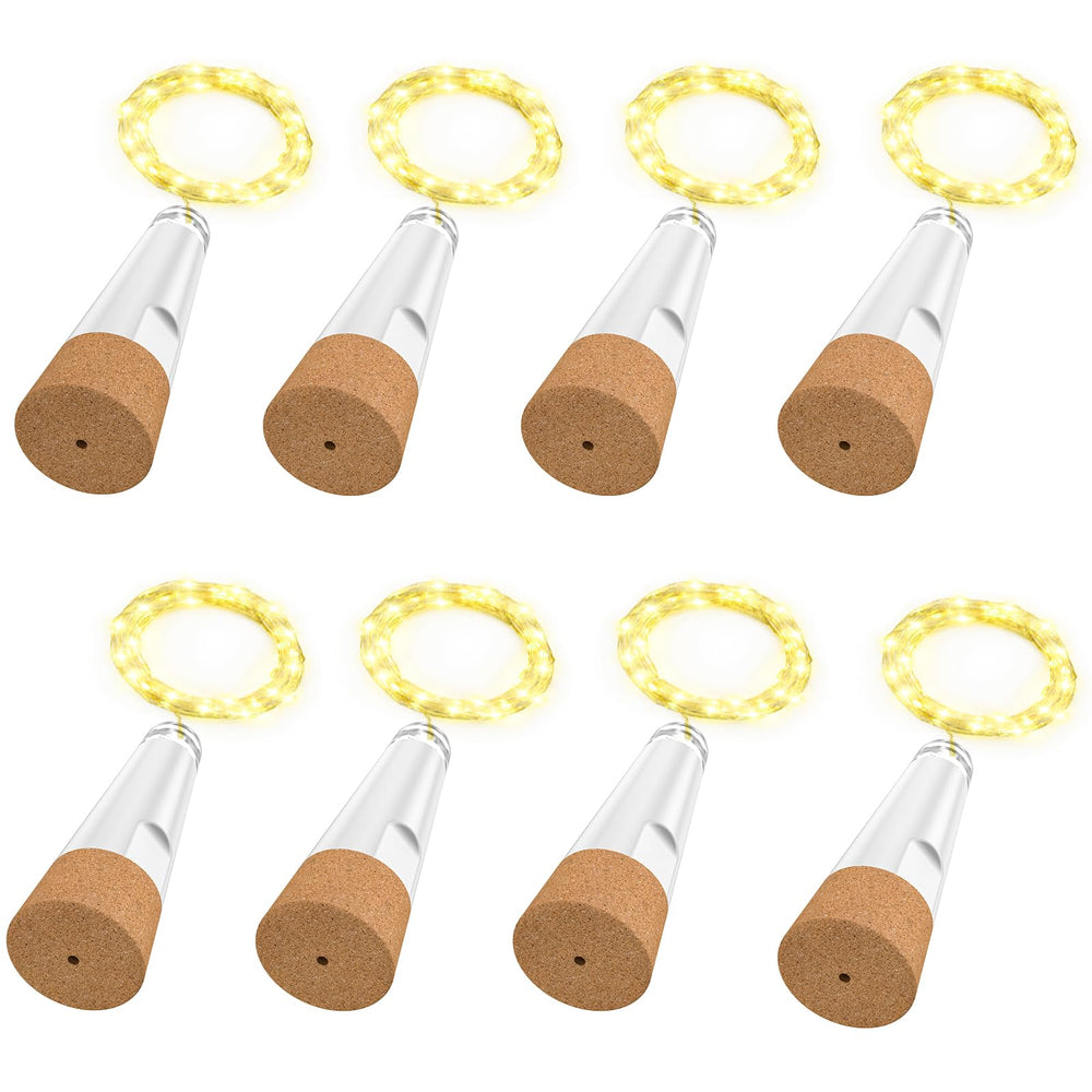 Lichterkette, USB Wiederaufladbare Weinflaschenlichter mit Korken, 2024 Version USB Lichterkette für Party Weihnachten