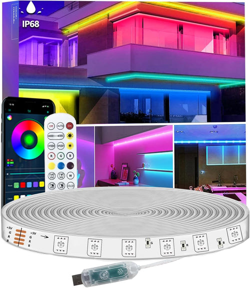 RGB LED Streifen IP68 mit App, 3 m