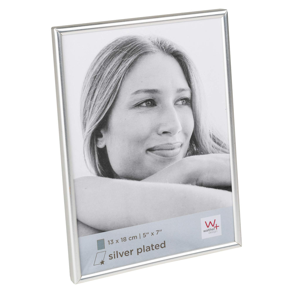 walther design Bilderrahmen silber 6 x 9 cm Chloe Portraitrahmen WD069S