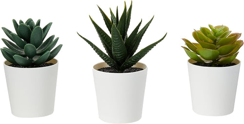 IKEA Künstliche Topfpflanze mit Topf, für drinnen und draußen, 203.953.31, Saftig