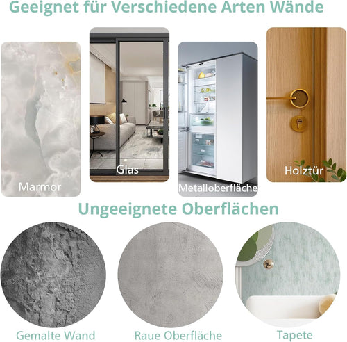 Elalove 24 Stück Bohrfrei Transparente Klebehaken selbstklebend Hanken– Starke Haftung bis 10 kg, und Vielseitig Einsetzbar