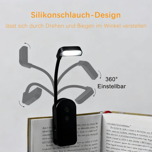Leselampe Buch Klemme 3 Farbtemperatur & Einstellbare Helligkeit