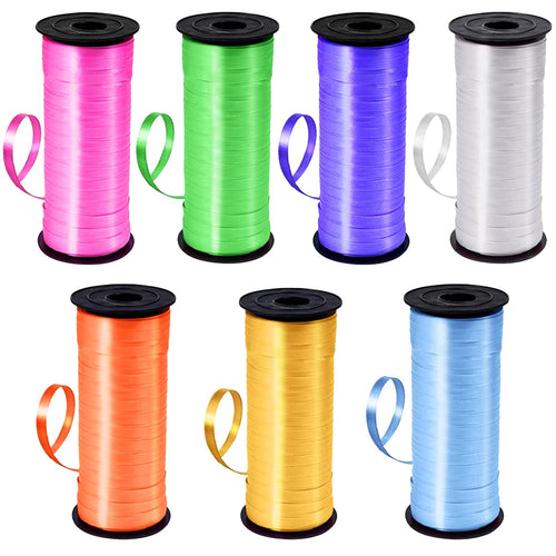 12 Rollen Geschenkband,10 m je Rolle Ringelband Bunt, Curling Ribbon Rolle für Hochzeit Partei Festival Dekoration Handwerk Geschenkverpackung Florist Luftballon