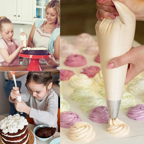 Spritzbeutel Einweg,100 Stück Spritzbeutel Einweg,30×20cm groß Spitzbeutel Profi Einweg Spritzbeutel,Konditor Spritzbeutel Spritztüten einweg Piping Bag.