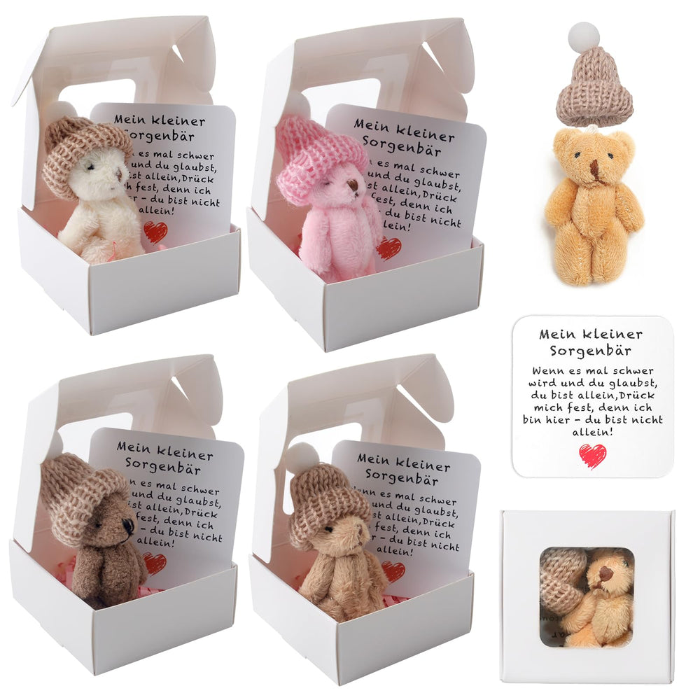 Pocket Hug Positive Mini-Teddybär, Bär In Einer Box Mini