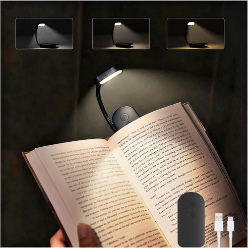 Leselampe Buch Klemme 3 Farbtemperatur & Einstellbare Helligkeit