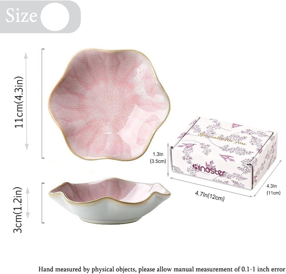 Binoster Keramik Schmuckschale,zimmer deko aesthetic room decor,Schlüsselablage,kleiner Ringhalter,Schmuckteller,Schmucktablett,Auffangschale,dekoration aesthetic,Nachttisch-Dekoration (Rosa)
