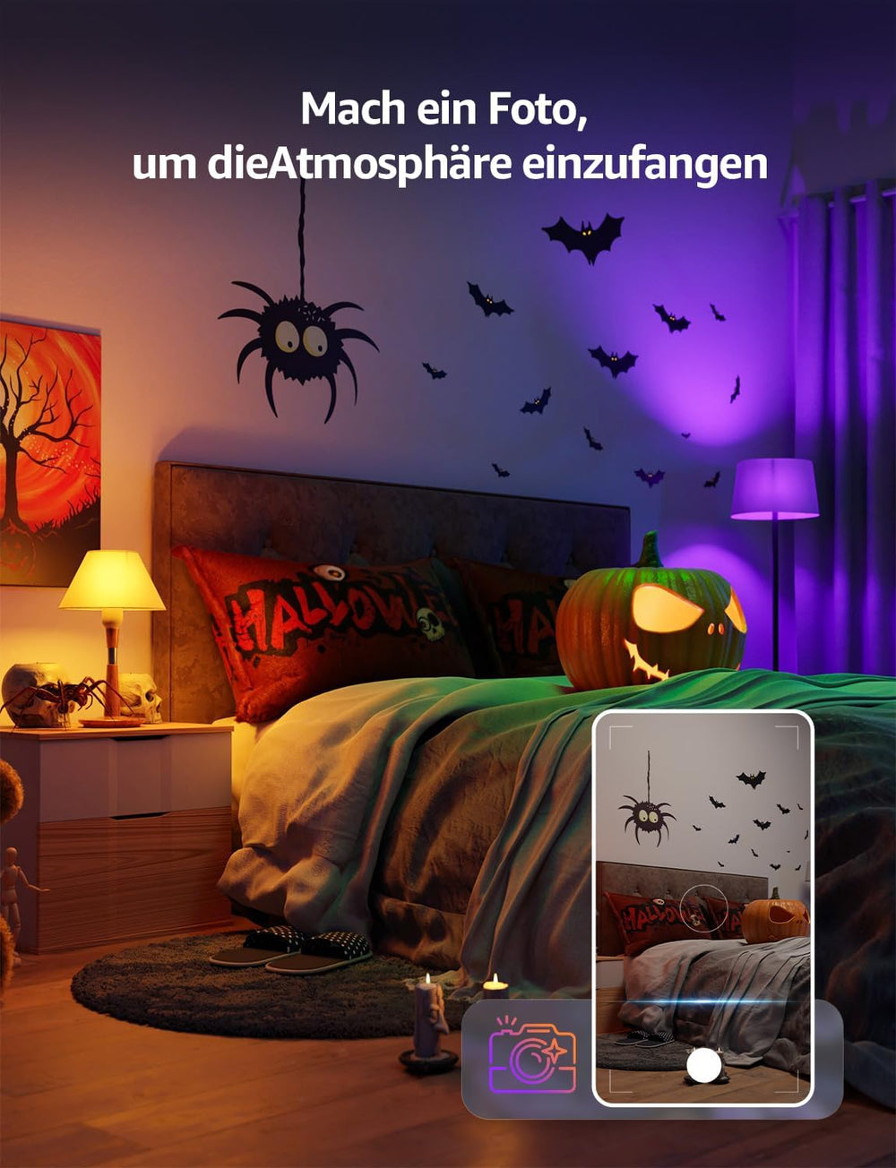Lepro AI Smart Glühbirne B1, E27, 8,5W, 806lm, dimmbar, RGB+CCT