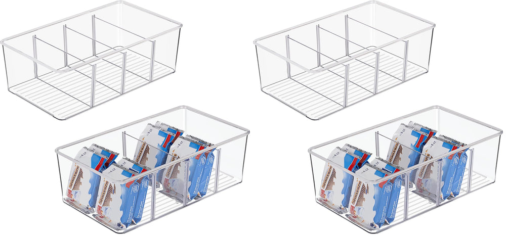Vtopmart 4er Kühlschrank Organizer mit 4 Fächern