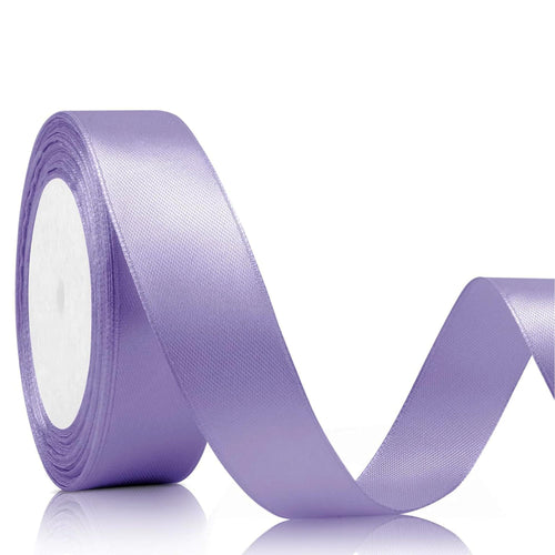 Geschenkband Satinband 22 m x 20 mm Weiß für Geschenkverpackung & Hochzeit