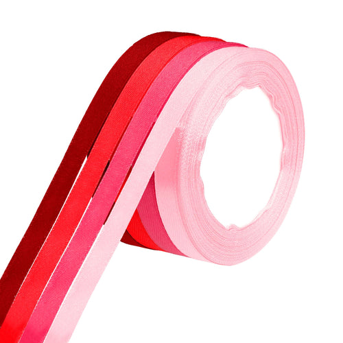 Geschenkband Rot 23 Meter 10mm Schleifenband Bordeaux Weinrot