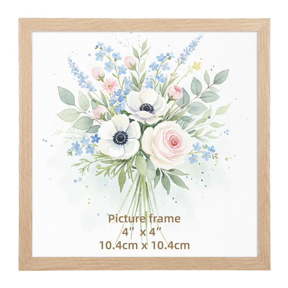 Giftgarden Schwarze Bilderrahmen 10x15 cm, Moderner Fotorahmen