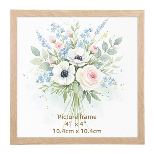 Giftgarden Schwarze Bilderrahmen 10x15 cm, Moderner Fotorahmen