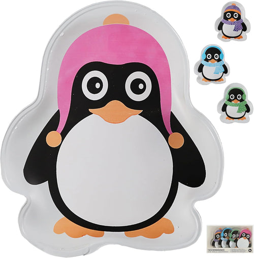 4er Set Taschenwärmer Pinguin (tolles Wichtelgeschenk) Handwärmer, Taschenheizkissen