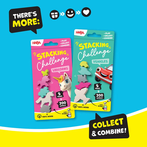 HABA Stacking Challenge Animals - Geschicklichkeitsspiel & Stapelspiel ab 6