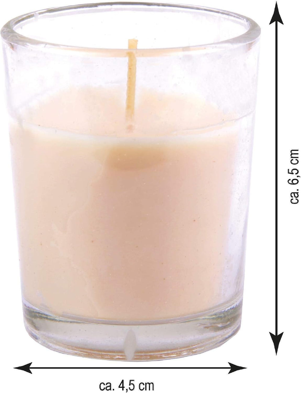 Duftkerzen im Glas, Vanille, warm & süß, 3er-Kerzenset