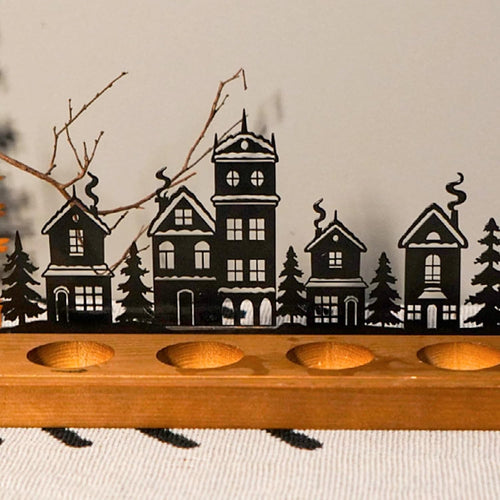 Advent Kerzenhalter, Adventskranz Teelichthalter 28 x 12.5 x 8 cm
