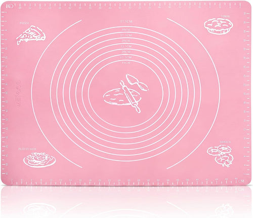 Silikon Ausrollmatte, 50 x 40 cm, rosa