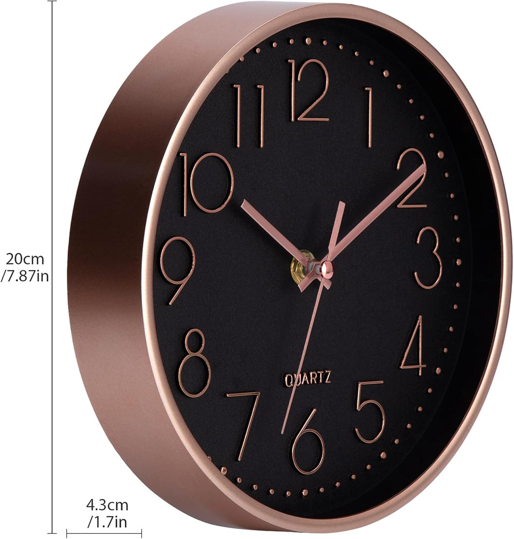 ACCSHINE Wanduhr Ohne Tickgeräusche Modern 20cm