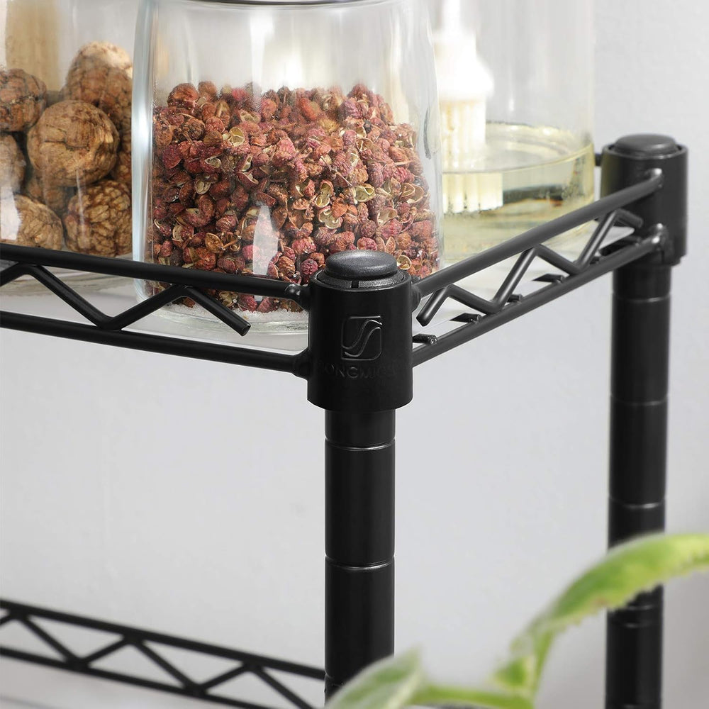 SONGMICS Gewürzregal mit 3 Ebenen, Küchen-Organizer, 15 x 40 x 39,5 cm