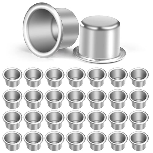 AOMIG Kerzenhalter für Stabkerzen 30 Stück Kerzentüllen Metall Klein Kerzenhalter Teelichte Teelichter Klein Kerzeneinsatz Tafelkerzen Kerzenständer Tischdeko Baumkerzen Stabkerzenhalter Deko Schwarz