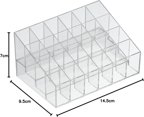 TRIXES Make-up Organizer transparent 24 Fächer