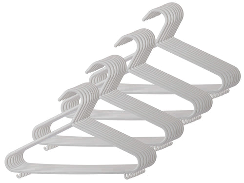 Bieco 04-014147 - Kinder Kleiderbügel im 8er Set, perlmutt