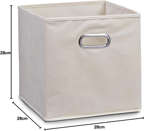 Zeller 14131 Aufbewahrungsbox, Vlies, L 28 x B 28 x H 28 cm, beige