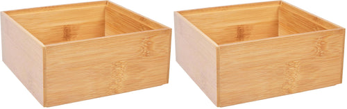 Zeller 13331 Ordnungsbox 23 x 7.5 x 5 cm, Bamboo, Sonstige