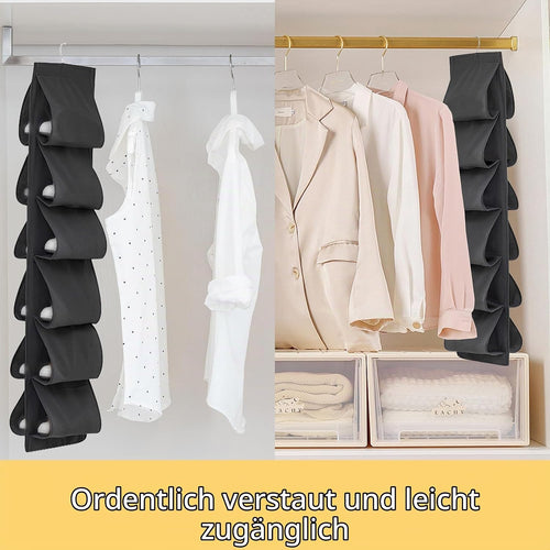 Hängeorganizer Schuhregal 12-Fach Schuhaufbewahrung Hängend Faltbares