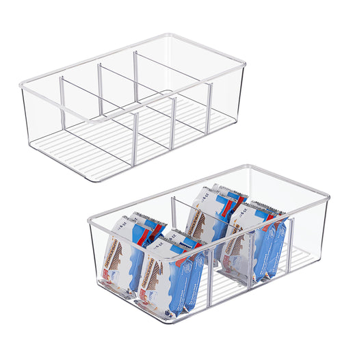 Vtopmart 4er Kühlschrank Organizer mit 4 Fächern