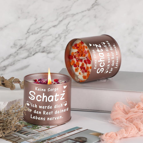 Jahrestag Geschenk für Sie, 9OZ Lavendel Kerze Geschenk Freundin Geburtstag