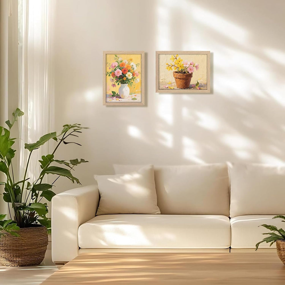 Giftgarden Natur Bilderrahmen 15x20 cm, Holzfarbener Fotorahmen
