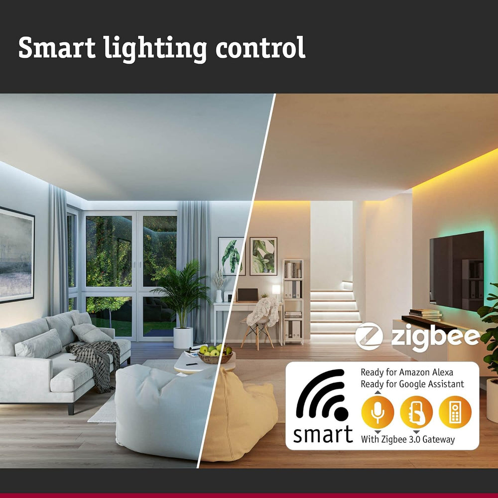 Paulmann 50391 LED Lampe Birne Smart Home Zigbee Filament E27 230V 470lm 4,7W Matt dimmbar Tunable White Leuchtmittel 2200-6500 K