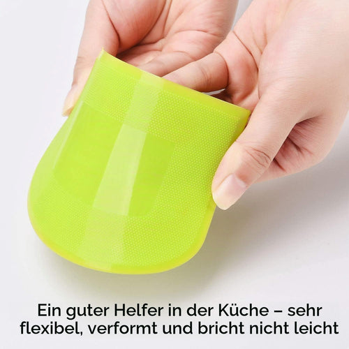 Teigschaber Teigschaberkarte Silikon,Dough Scraper card Spatelset für Kuchen, Pizza, Brotschneiden, Küchenbedarf für Brot Backen Kuchen Enthusiasten Anfänger Profi Bäcker (Weiß+Grün)