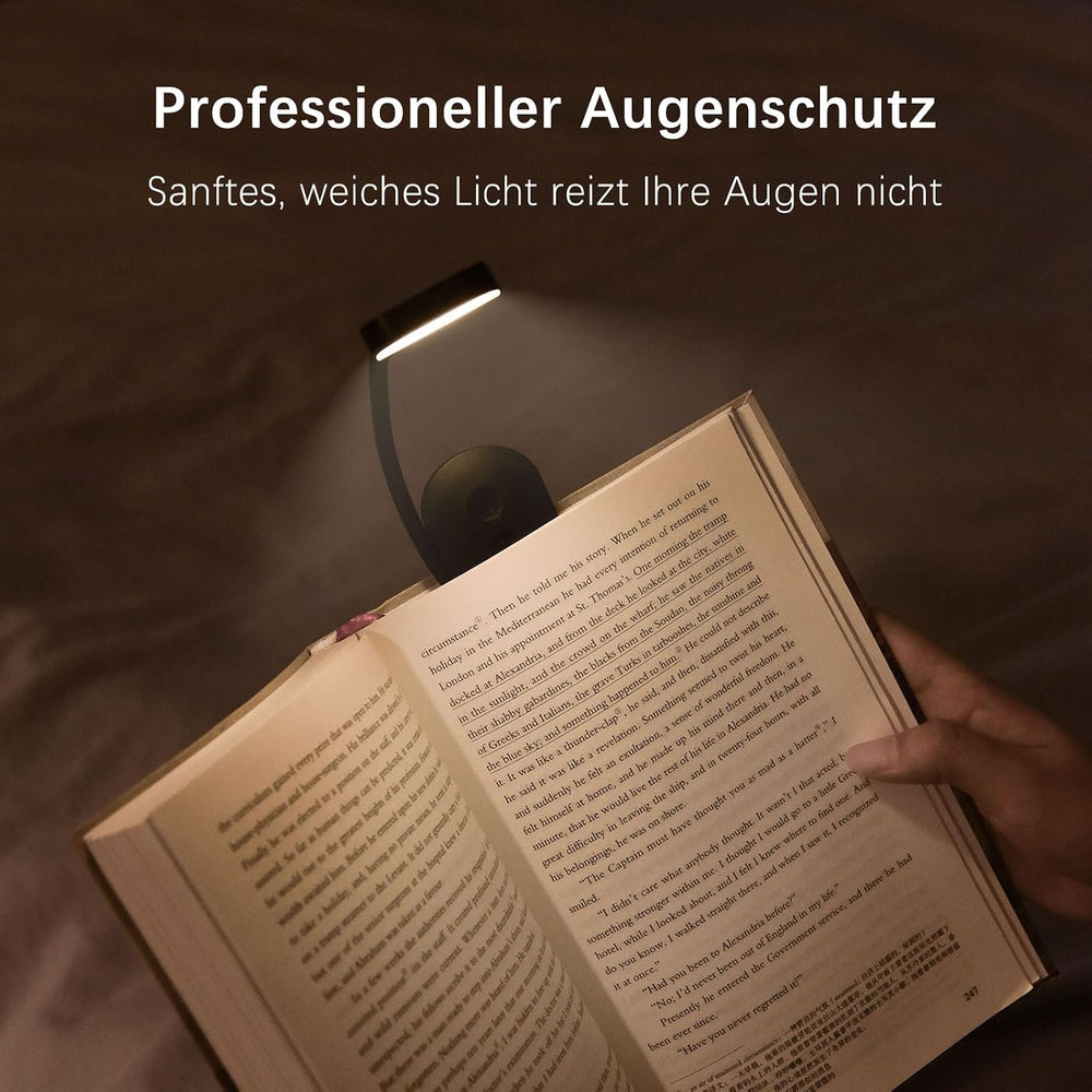 Leselampe Buch Klemme 3 Farbtemperatur & Einstellbare Helligkeit