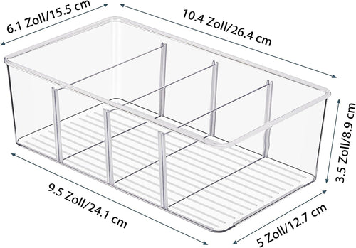 Vtopmart 4er Kühlschrank Organizer mit 4 Fächern
