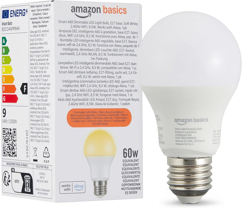 Smarte LED Glühbirne E27, dimmbar, nur mit Alexa