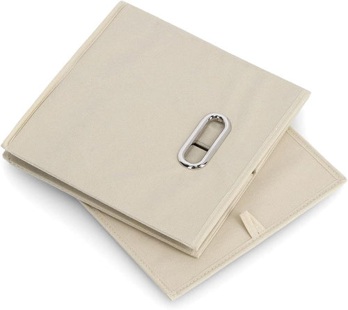 Zeller 14131 Aufbewahrungsbox, Vlies, L 28 x B 28 x H 28 cm, beige