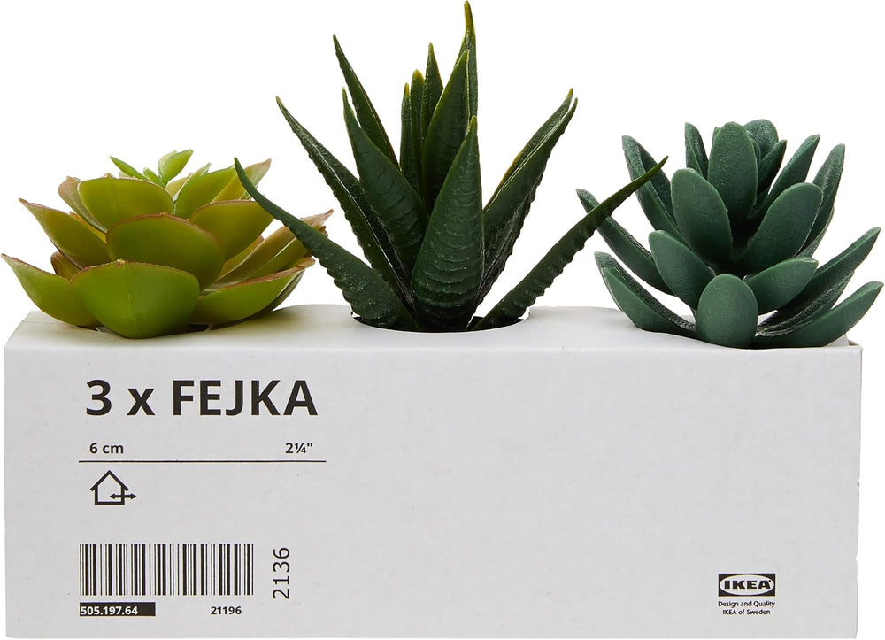 IKEA Künstliche Topfpflanze mit Topf, für drinnen und draußen, 203.953.31, Saftig