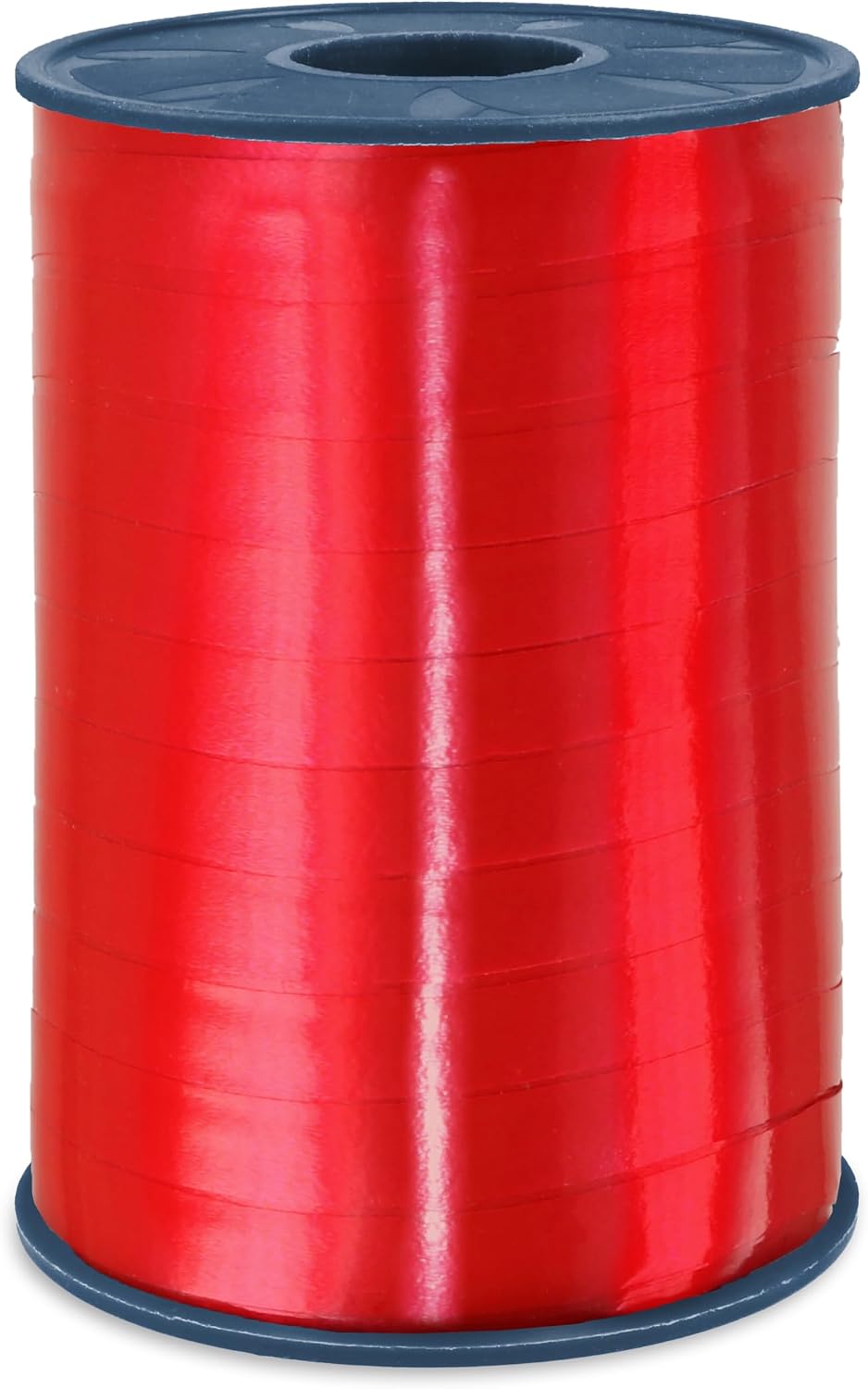 C.E. PATTBERG Geschenkband rot, 250 Meter Ringelband 10 mm zum Basteln, Dekorieren & Verpacken von Geschenken zu jedem Anlass