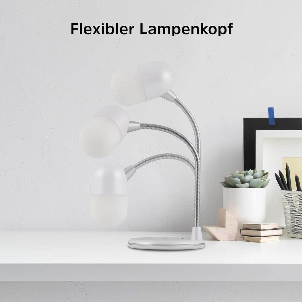 TechniSat VIOLA Tischlampe – LED-Tischleuchte mit Bluetooth-Audiostreaming