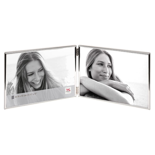 walther design Bilderrahmen silber 6 x 9 cm Chloe Portraitrahmen WD069S