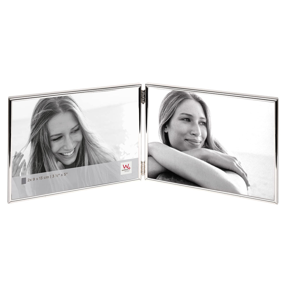 walther design Bilderrahmen silber 6 x 9 cm Chloe Portraitrahmen WD069S